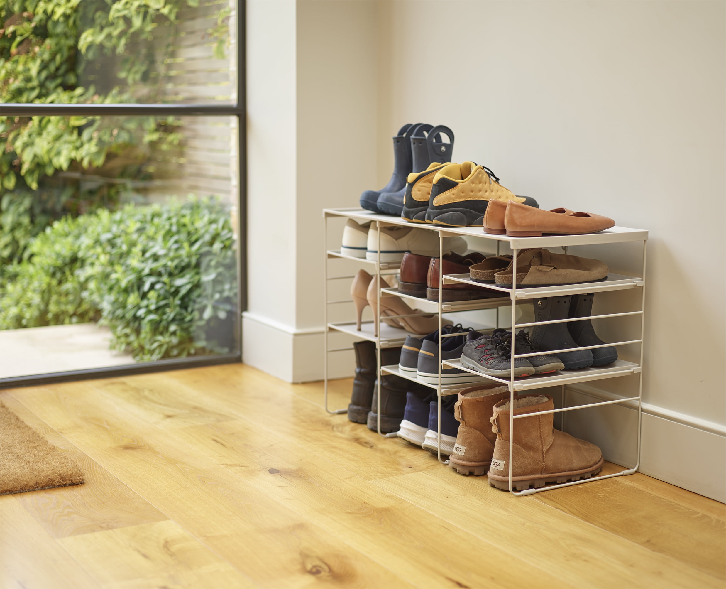 Joseph Joseph Level Adjustable Shoe Rack - Stores 12 Pairs