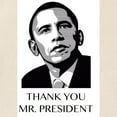 thumbnail image 2 of CafePress - Thank You Mr. President Tote Bag - Unisex Canvas Tote Bag, Beige, 1-Piece, 2 of 6