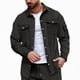 thumbnail image 2 of pstuiky Camisas casuales de manga larga para hombre, Chaqueta tipo cárdigan de manga larga con solapa y botones, color liso, para hombre, con múltiples bolsillos top de hombre xl, 2 of 5