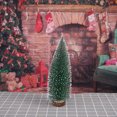 thumbnail image 4 of Pompotops Artificial Small Xmas Tree Decor, Mini Christmas Tree Desktop Decoration DIY Christmas Tree With Light String, A, 4 of 4