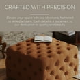 thumbnail image 7 of Maven Lane Henry Traditional Ottoman in Clay Fabric Upholstery, 7 of 7