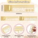 thumbnail image 2 of 3 Pcs Brass Ruler Clip Set with 2 Fine Point Pens, with 3 Pattern Journal Stencil for Planners, Decorative Notebook, 2 of 5