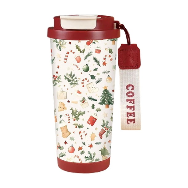 Vaso térmico de acero inoxidable para café, botella térmica, vaso de viaje a prueba de fugas Estilo B