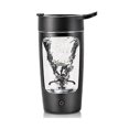thumbnail image 1 of (black)Electric Protein Shaker Cup Auto Shake Mixer Coffee Bottle Powder Blender Mug, 1 of 5