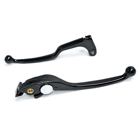 Billet Lever - Krator Honda CBR 954RR 954 RR 2002-2003 Billet Aluminum Black Brake and Clutch OEM Stock Style Hand Grips Levers Left and Right One Pair Motorcycle