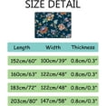 thumbnail image 3 of GZHJMY Soft Foam Nursery Area Rugs Seamless Floral Textile Non Slip Play Mats for Kids Boys Girls Playing Room Living Room72x48 inch Carpet Runner, 3 of 6