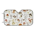 thumbnail image 6 of Lsque Mushrooms And Butterflies Car Windshield Sun Shade | Accordion Folding Style Auto Shade for Car Truck SUV Van | Blocks UV Rays Sun Visor Protector | Small, 6 of 7
