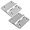 1.97 inch x 1.97 inch 2pcs, variant on ABCISI Heavy Duty Stainless Steel Boat Hinge, Mirror Polished, 1.51 x 1.51 inches, 2 Count, Modern Style