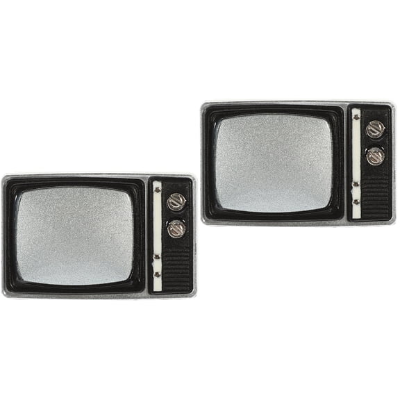 Raindrops 2pcs Doll House Television Mini Furniture Decorative Miniature Retro Television Model