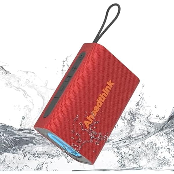 wonima11 Bluetooth Speaker, Portable Wireless, IPX5 Waterproof, Bluetooth 5, RGB Color Lights, Loud Stereo Sound, Bass, TWS Pairing, for Party, Home, Outdoor, Traveling