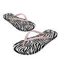 thumbnail image 6 of Psesaysky Women's Zebra Skin Flip Flops Anti-Slip Skin-Friendly Stylish Beach Sandals House Sandals Size 5-9, 6 of 7