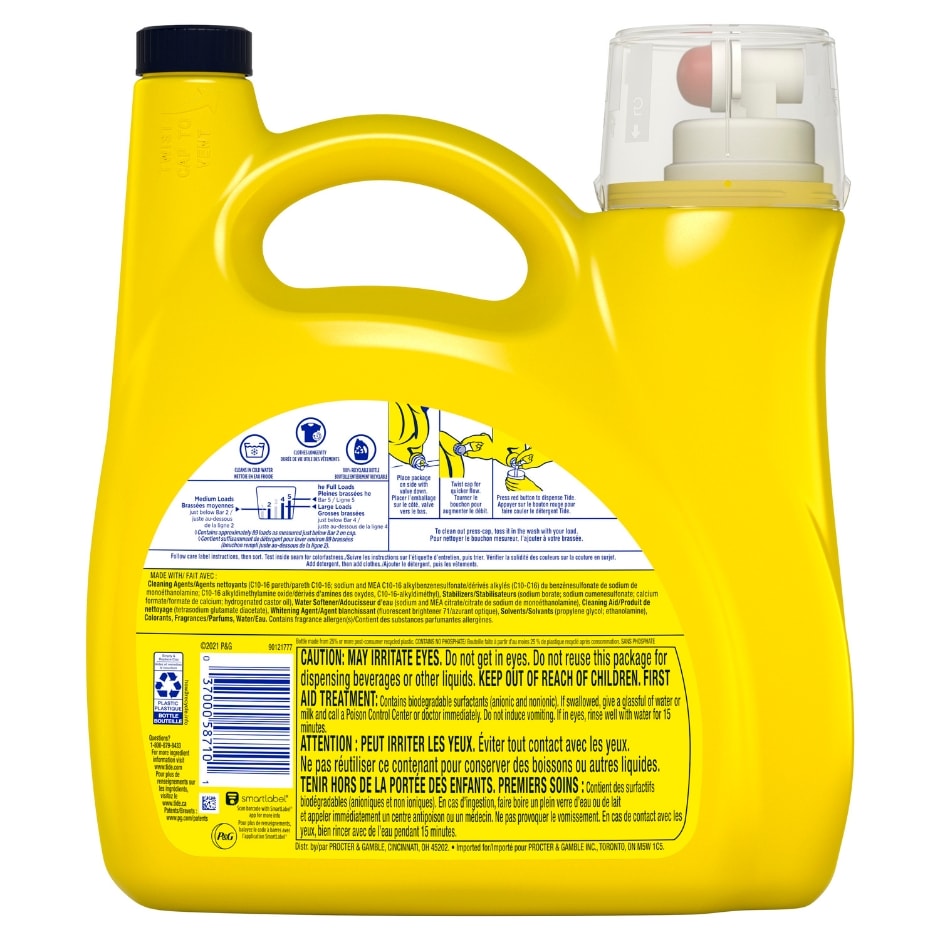 Tide Simply Clean & Fresh Berry Blossom Liquid Laundry Detergent (Pack 3) - 267 Loads, 384fl