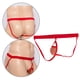 thumbnail image 3 of para hombre Ropa interior Bikini T-Back Ropa interior para hombre Tangas Calzoncillos Calzoncillos cinturo baja rojo Yinane hombre t espalda breve, 3 of 8