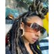 thumbnail image 2 of Oversized Square Sunglasses For Women Men One Piece Shades Metal Rivet Unique Female Eyewear B2767, 2 of 4