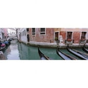 Gondolas in a canal Grand Canal Venice Italy Poster Print by  - 36 x 12