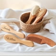 thumbnail image 6 of Personalized Text Wooden Baby Hair Brush - Custom Name Handcrafted, Newborn Shower Gift for Christmas, Halloween & Thanksgiving, 6 of 7