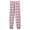 Light Pink, variant on FUNDUFI Girls Joggers Fashion Plaid Printed Stretchy Waist Winter Flannel Pajama Pants Wide Leg Soft Warm Thickened Fleeced Sleepwear Trousers For 3-4 Years