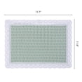 thumbnail image 6 of Unique Bargains Rustic Set of 4 Rectangle Woven Placemats Green 17.7x11.8inch, 6 of 6