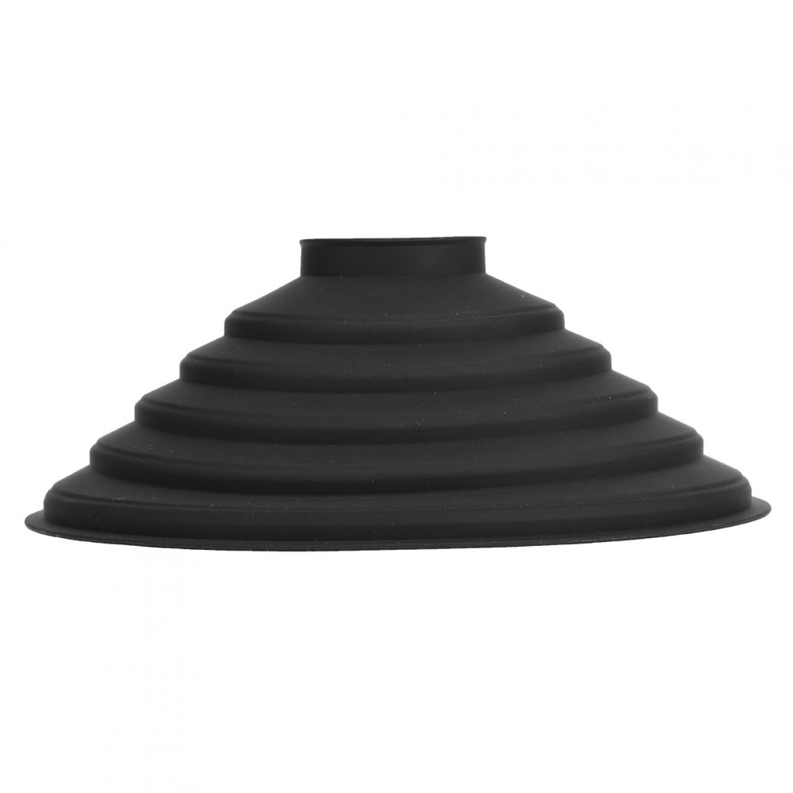 Suodoka Black Silicone Folding Lens Hood for SLR Cameras Reducing Glare in Outdoor Photography (8.3 inches / 21 cm)