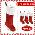 thumbnail image 2 of Personalised Christmas Stockings Velvet Effect Christmas Stockings, 2 of 5