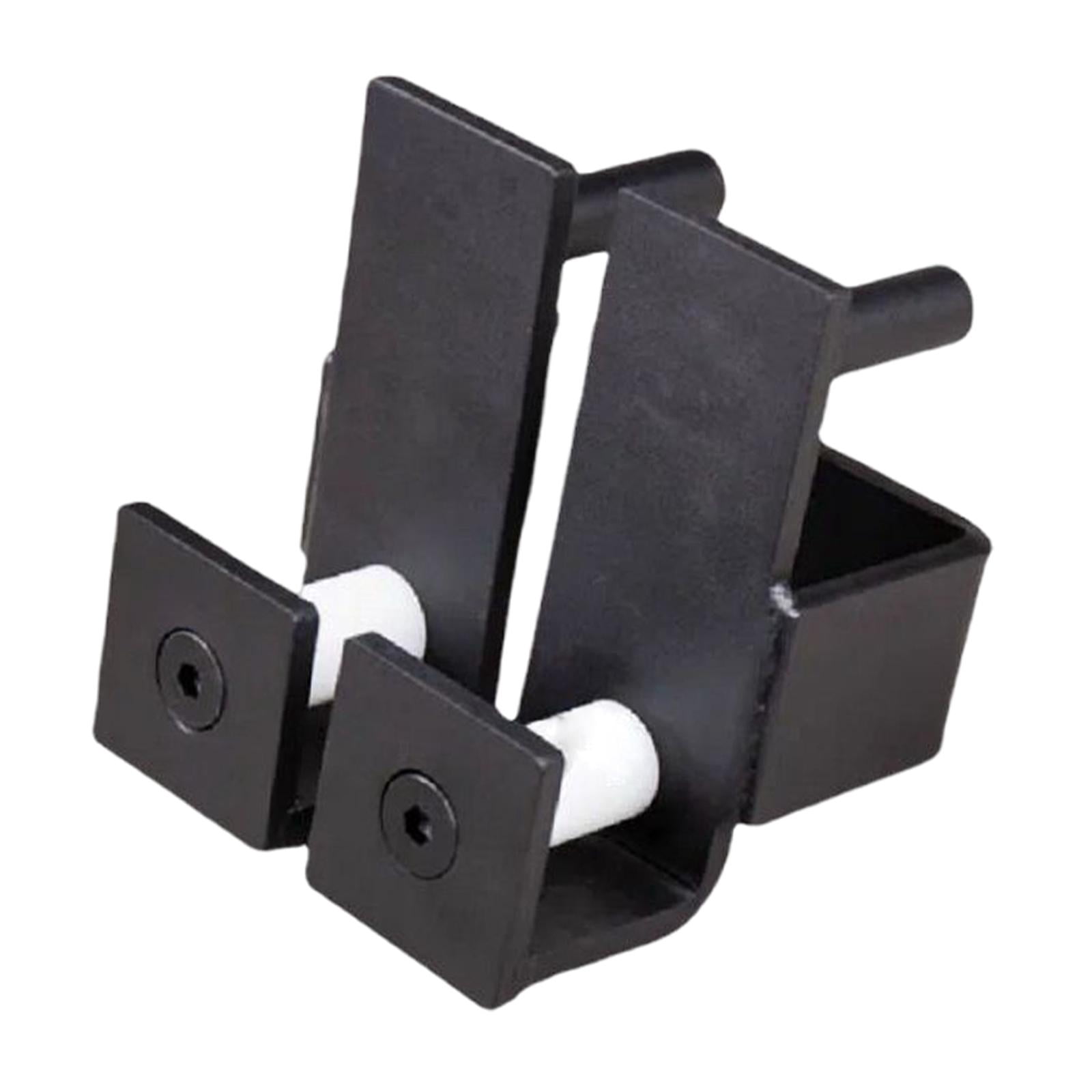 DimyFew 2Pcs Metal Barbell Holder Hanging Space Saving Triceps Bar J Hook Organizer for