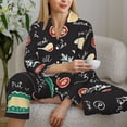 thumbnail image 6 of Naloa Vegetable Quiche Pajamas for Women Set, Womens Pajama Sets, Lounge Sets for Women, 2pjs for Women-Large, 6 of 7