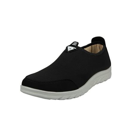 iLoveSIA Men's Comfort Walking Slip-on Casual Loafer Black US Size
