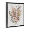 thumbnail image 3 of Stupell Industries Eclectic Boho Feathers & Roses Black Floating Frame Canvas Art, 25 x 31, by LSR Design Studio, 3 of 7