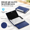 Blue, variant on Black Business Card Holder, Professional PU Leather and Stainless Steel Wallet for Credit, ID, and Personal Cards