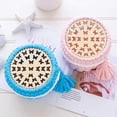 thumbnail image 7 of 2pcs Wooden Basket Bottom 7.8 Inch Butterfly Crochet Basket Wood Base, 7 of 7