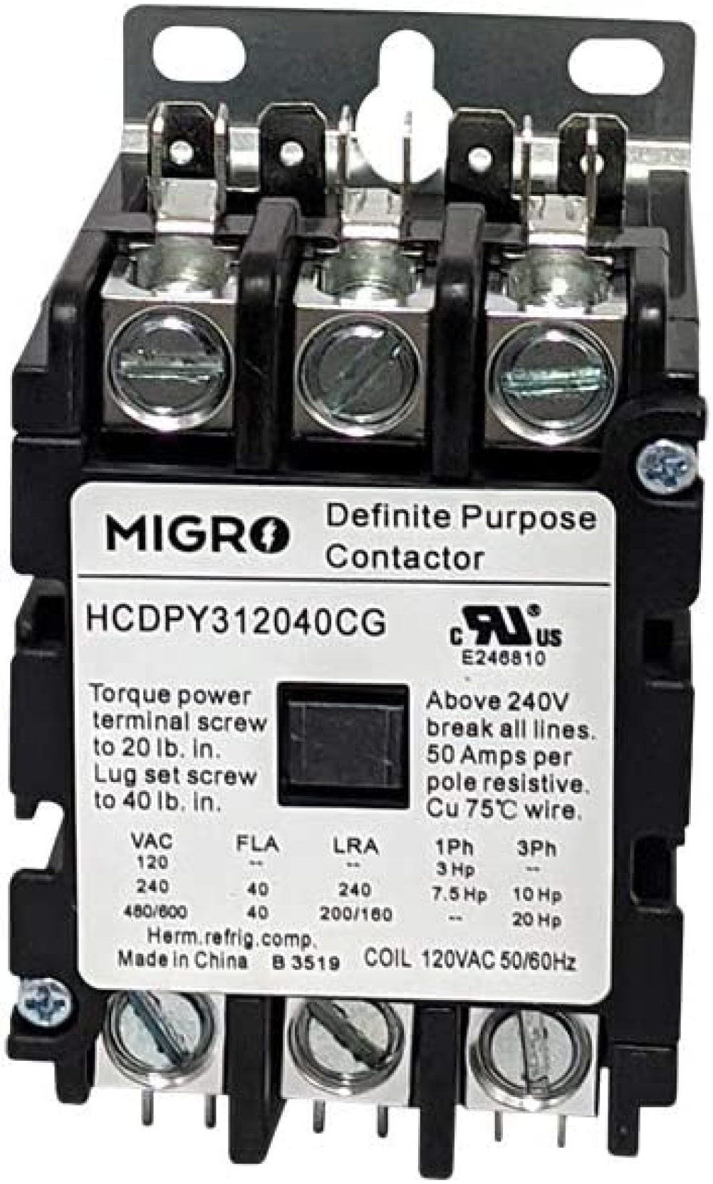Siemens Replacement Contactor 3 Pole 30 a 120v Age 42bf35afbbt by Packard for sale online 