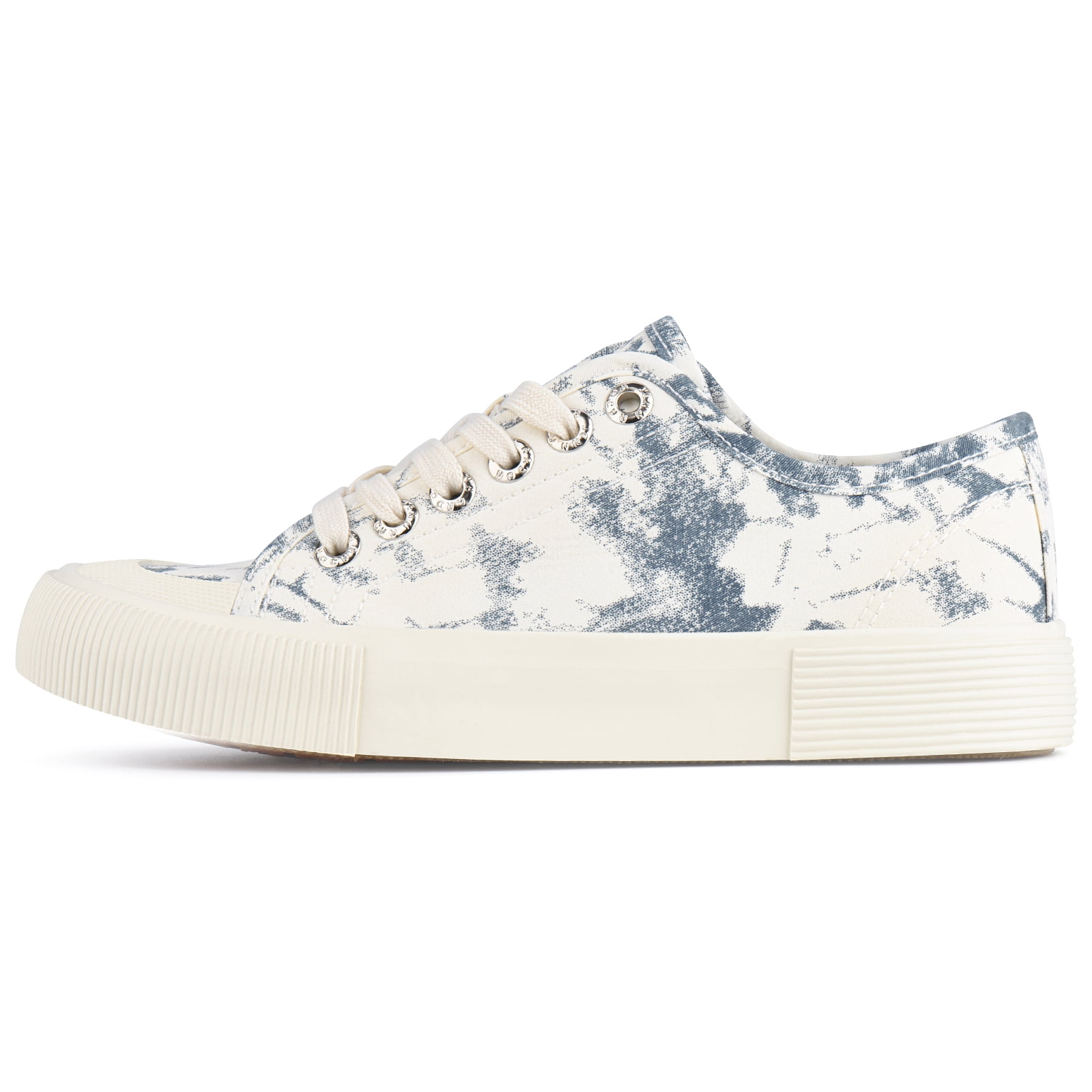 JENN ARDOR Women's Canvas Fashion Sneakers Comfortable Low Top Lace Up Comfortable Casual Shoes Walking Flats