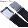 thumbnail image 5 of AWAYTR 4 Pack Kids Elastic Stretch Belts, Adjustable Magnetic Buckle Waist Belts for Boys Girls Uniform Jeans Easy Use, 5 of 10