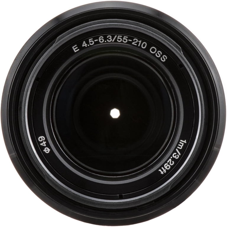 Sony E 55-210mm f/4.5-6.3 OSS Lens (Black) Bundle with 49mm Filter