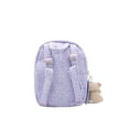 thumbnail image 3 of Wonder Nation Girls Mini Backpack with Keychain, Floral Lavender, 3 of 3