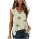 thumbnail image 1 of Tops de moda para mujer, sin mangas, informales, estampados, básicos, sin mangas, chaleco de encaje Fridja  qr5941, 1 of 6