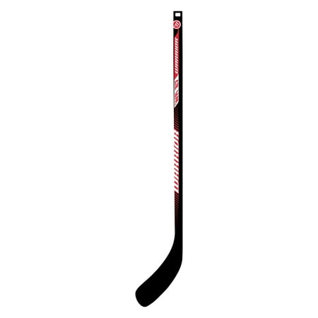 Warrior 27" Premium Mini ABS Hockey Player Stick - Red and Black - Designed for Mini or Knee Hockey