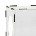 thumbnail image 4 of pitrice Grinding Dust Box Acrylic Portable Clear with 2 Holes for Buffing Engraving, 4 of 9