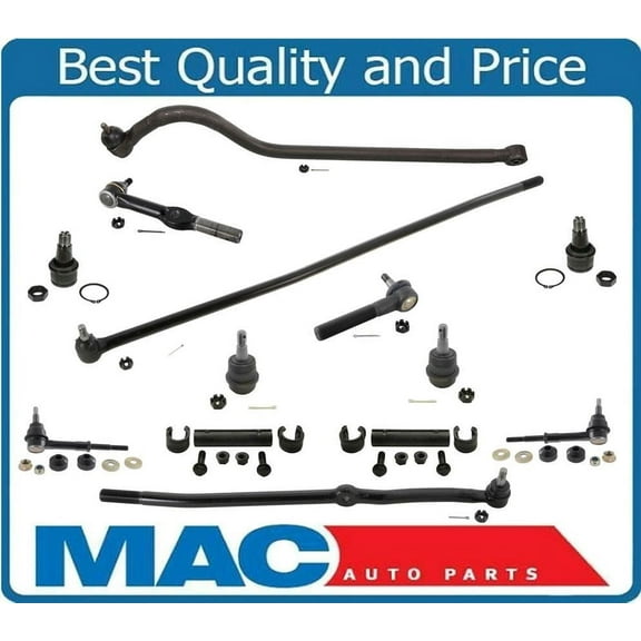 Fits 95-97 Dodge Ram 4 Wheel Drive 1500 2500 Suspension Steering Track Bar 13Pc