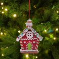 thumbnail image 4 of 1pc House Shape Hanging Adornment Xmas Tree Resin Pendant Hanging Ornament, 4 of 4