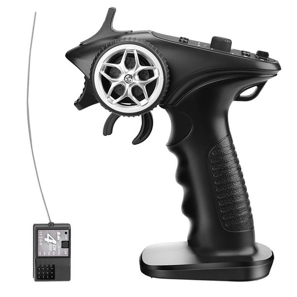 Controlador de Radio Del Receptor Del Transmisor de 4 Canales 2.4G RC para Del Coche de RC