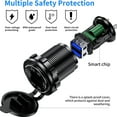 thumbnail image 4 of Quick Charge 3.0 Dual Socket Cargador USB a prueba de agua 36W 12V 24V, 4 of 5