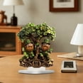 thumbnail image 5 of Irish Festival Decor, Green Four-Leaf Clover Acrylic Statue, Easter Decor, Flat Tabletop Ornament, Clover Decor for Home, Living Room, Office, Desk & St. Patrick's Day Decoration, F, 5 of 9