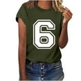 thumbnail image 4 of DPTALR Men's Fashion Printed Round Neck Short Sleeve Casual Pullover Top,Green,Big Men's,Tall Men's XL，Young Men's, 4 of 6