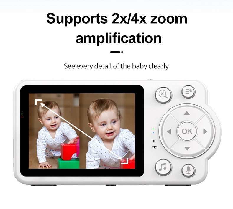 DUCLUS Baby Monitors Watchers Wireless Monitor Baby Watching Baby Camera Sleeping Baby Crying Sound Monitor C3