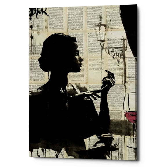 Epic Graffiti 'Lush Life' by Loui Jover, Canvas Wall Art, 12"x16"