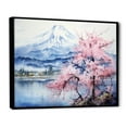 thumbnail image 2 of Designart "Japanese Cherry Blossom Waterside" Cherry Blossom Floater Framed Wall Decor, 2 of 5