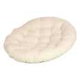 thumbnail image 4 of Colchón colgante de silla de huevo almohadilla colgante de silla redonda de sillón al aire libre cojín para la oficina de cocina balcón de balcón casa Beige, 4 of 8