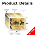 thumbnail image 2 of Barber Shop Walk Ins Welcome Yard Sign 10 Pack of 18 Inch x 24 Inch Single Sided Weatherproof Heavy-Duty Plastic with Stake | Hair Services, Convenient Access, Open Hours | Made in USA, 2 of 7