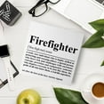 thumbnail image 5 of Zomyto 7"x7" Firefighter,Appreciation Thank You for Firefighter,Fireman Christmas Birthday Graduation Retirements,Firefighter,Wooden Box Sign, 5 of 5